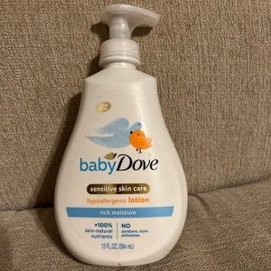 Dove Baby Rich Moisture Lotion 24 Hr Moisture Paraben Free No Dyes 13 Oz.